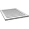 Ekena Millwork Vertical Surface Mount PVC Gable Vnt: Non-Functional, w/2"W x 1-1/2"H, Brickmould Frame, 24"W x 30"H GVPVE24X3002SN - alternate 3